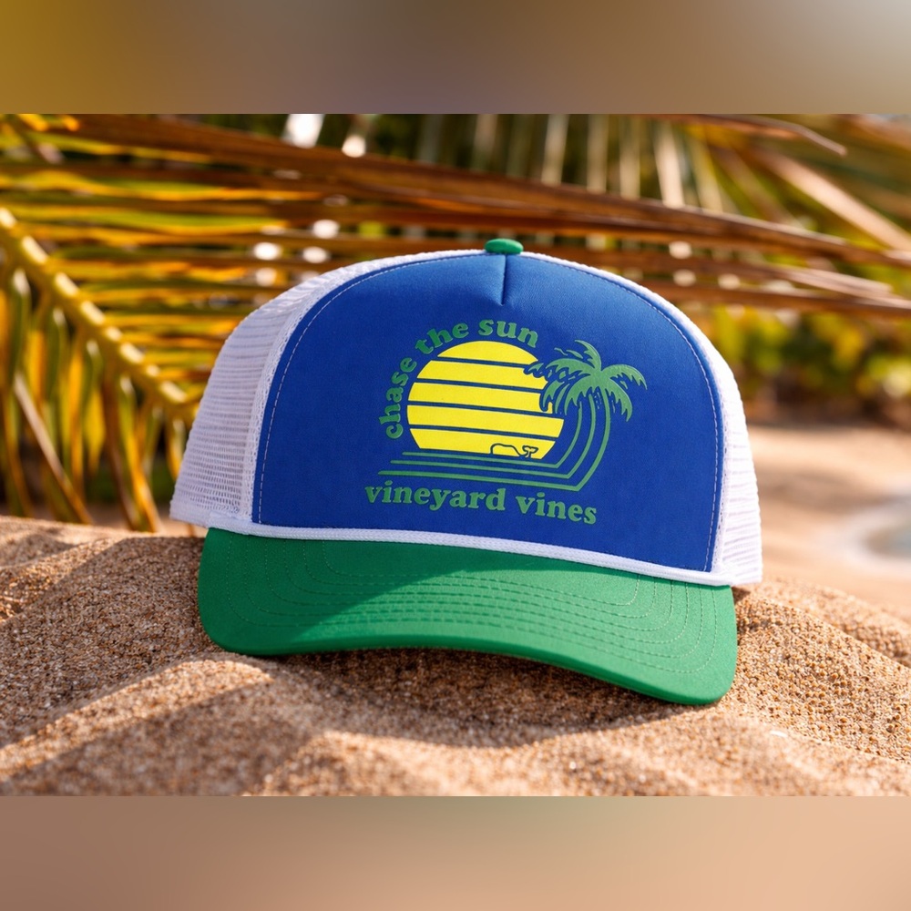 New Snapback vineyard vines chase the sun Mens